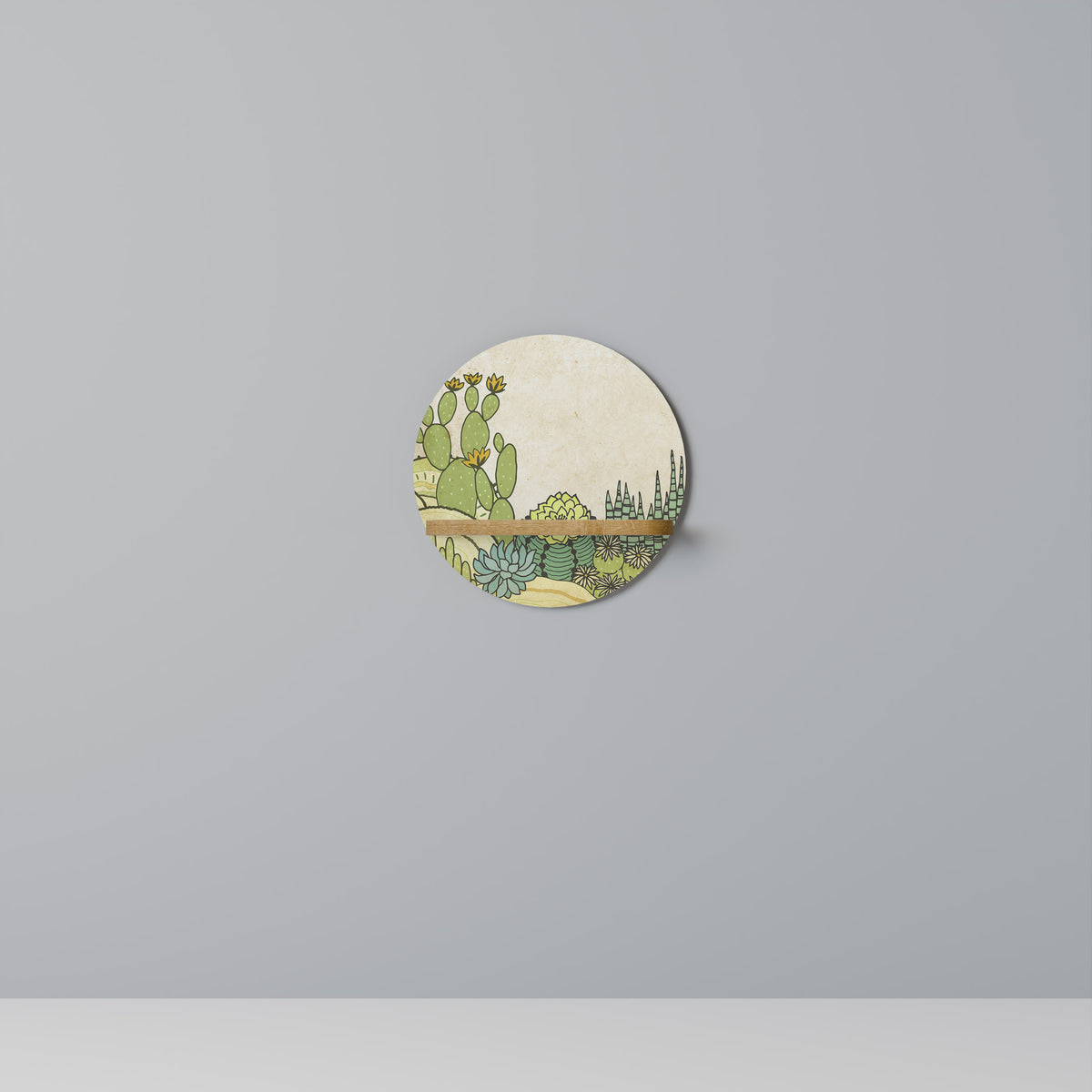 SUCCULENTS KALEIDOSCOPE Art Shelf