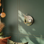 SUCCULENTS KALEIDOSCOPE Prateleira Redonda Decorativa em Efeito Carvalho