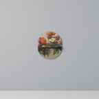 STYLISH BEAUTY Prateleira Oval Decorativa em Acabamento Preto