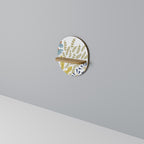 HELLO SPRING Prateleira Oval Decorativa em Efeito Carvalho