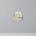 HELLO SPRING Prateleira Oval Decorativa em Efeito Carvalho