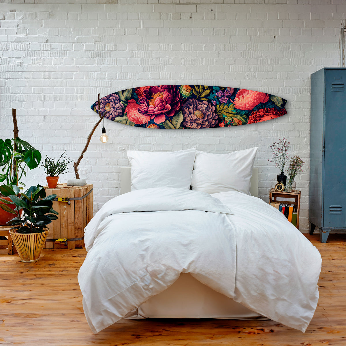 BLOOMING ELEGANCE Surfboard Decorative Panel
