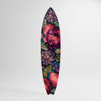 BLOOMING ELEGANCE Decorative Plywood Surfboard