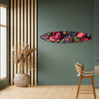 BLOOMING ELEGANCE Decorative Plywood Surfboard