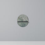 NIGHT LADY Prateleira Oval Decorativa em Acabamento Preto