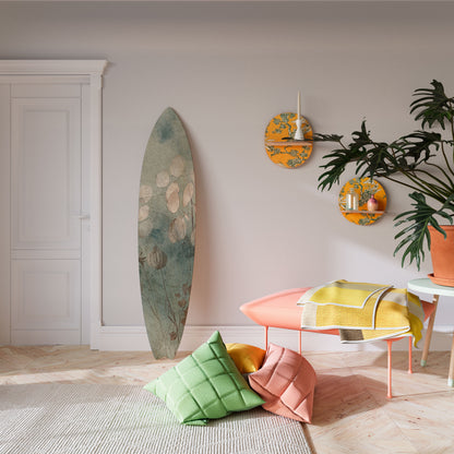 NIGHT LADY Painel Decorativo Prancha de Surf