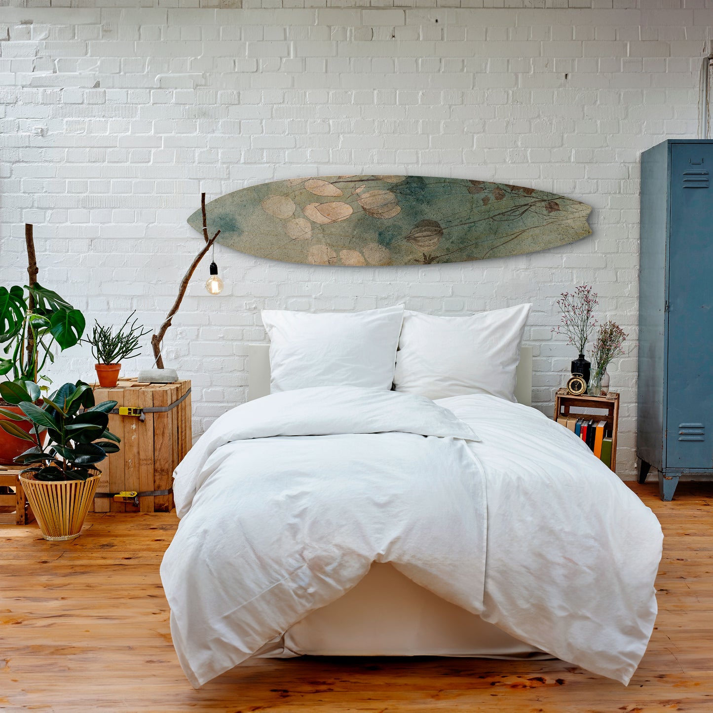 NIGHT LADY Painel Decorativo Prancha de Surf