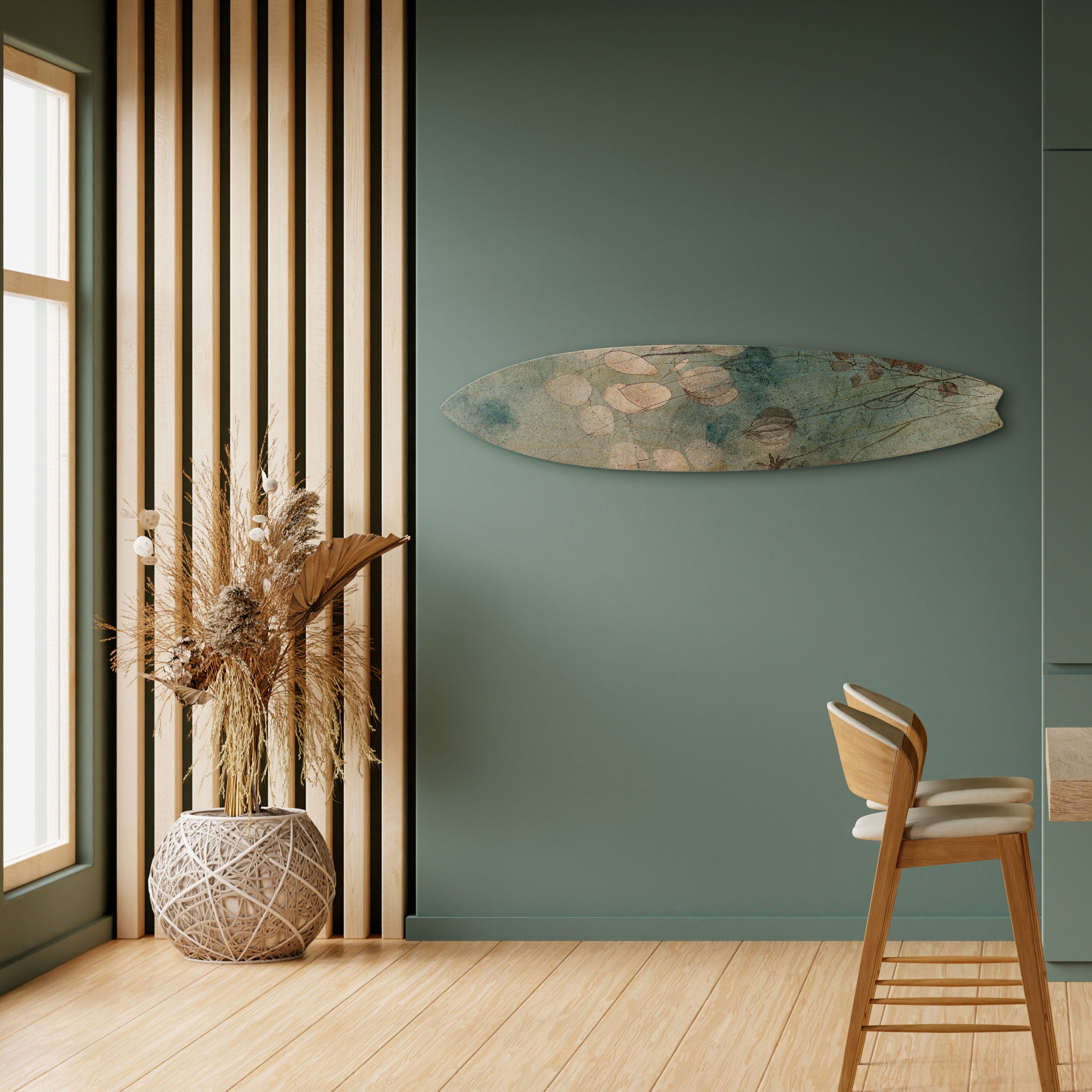 NIGHT LADY Decorative Plywood Surfboard