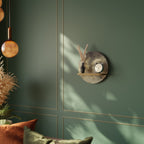 GENTLE POWER Prateleira Redonda Decorativa em Efeito Carvalho