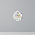 GARDEN LIFE Prateleira Oval Decorativa em Efeito Carvalho