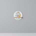 GARDEN LIFE Prateleira Redonda Decorativa em Efeito Carvalho