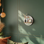 GARDEN LIFE Prateleira Redonda Decorativa em Efeito Carvalho