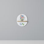 GARDEN GUARDIAN Prateleira Oval Decorativa em Efeito Carvalho