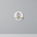 GARDEN GUARDIAN Prateleira Redonda Decorativa em Efeito Carvalho