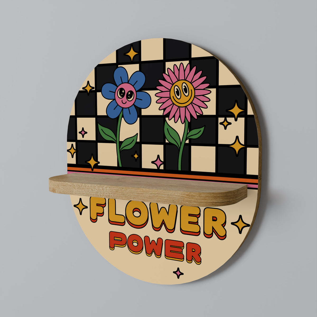 FLOWER POWER Art Shelf