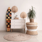 FLOWER POWER Decorative Plywood Surfboard