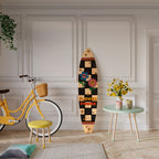 FLOWER POWER Decorative Plywood Surfboard