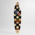 FLOWER POWER Peel and Stick Surfboard Sticker