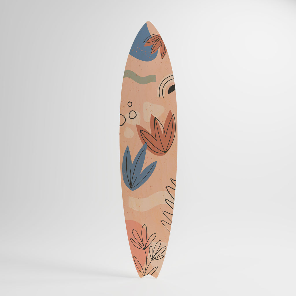 PASTEL DESTINY Prancha de surf decorativa em contraplacado