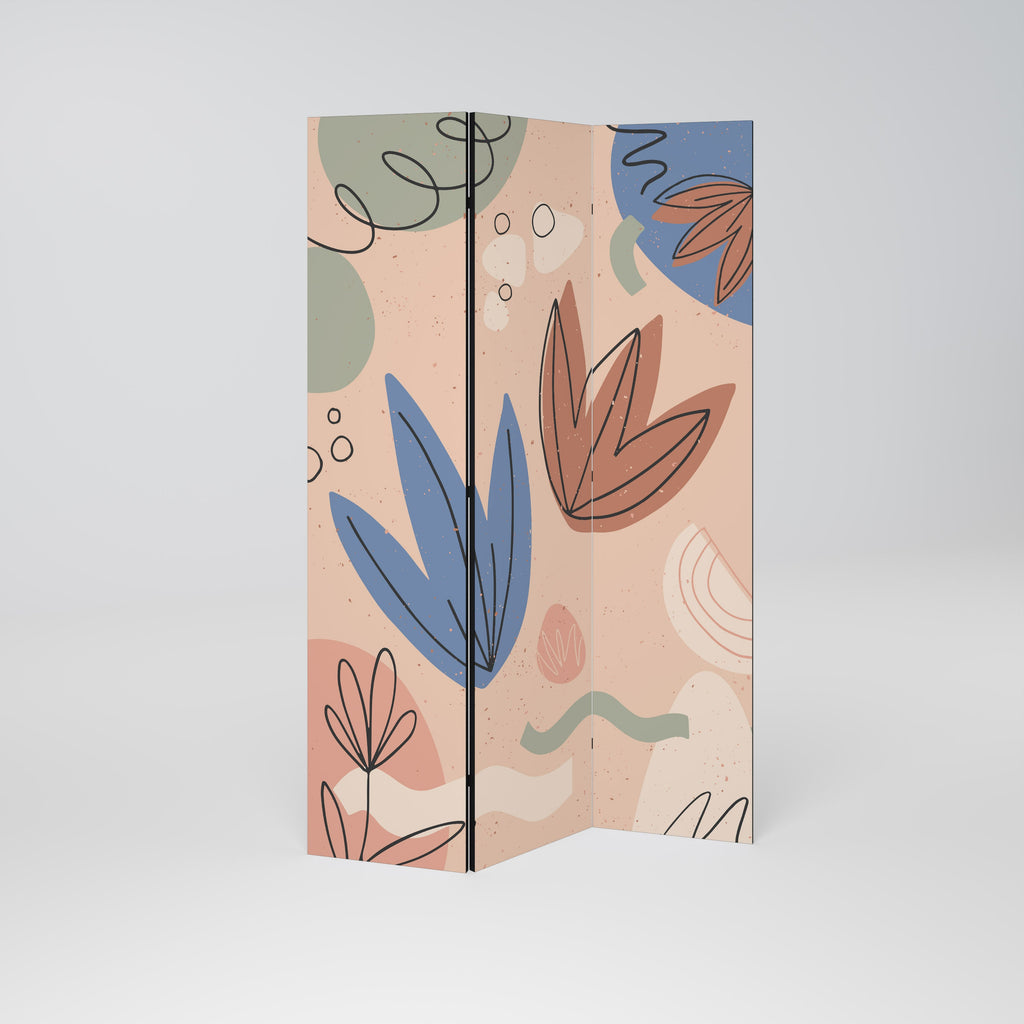 PASTEL DESTINY Biombo Decorativo de 3 Painéis