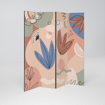 PASTEL DESTINY 4-Panel Room Divider