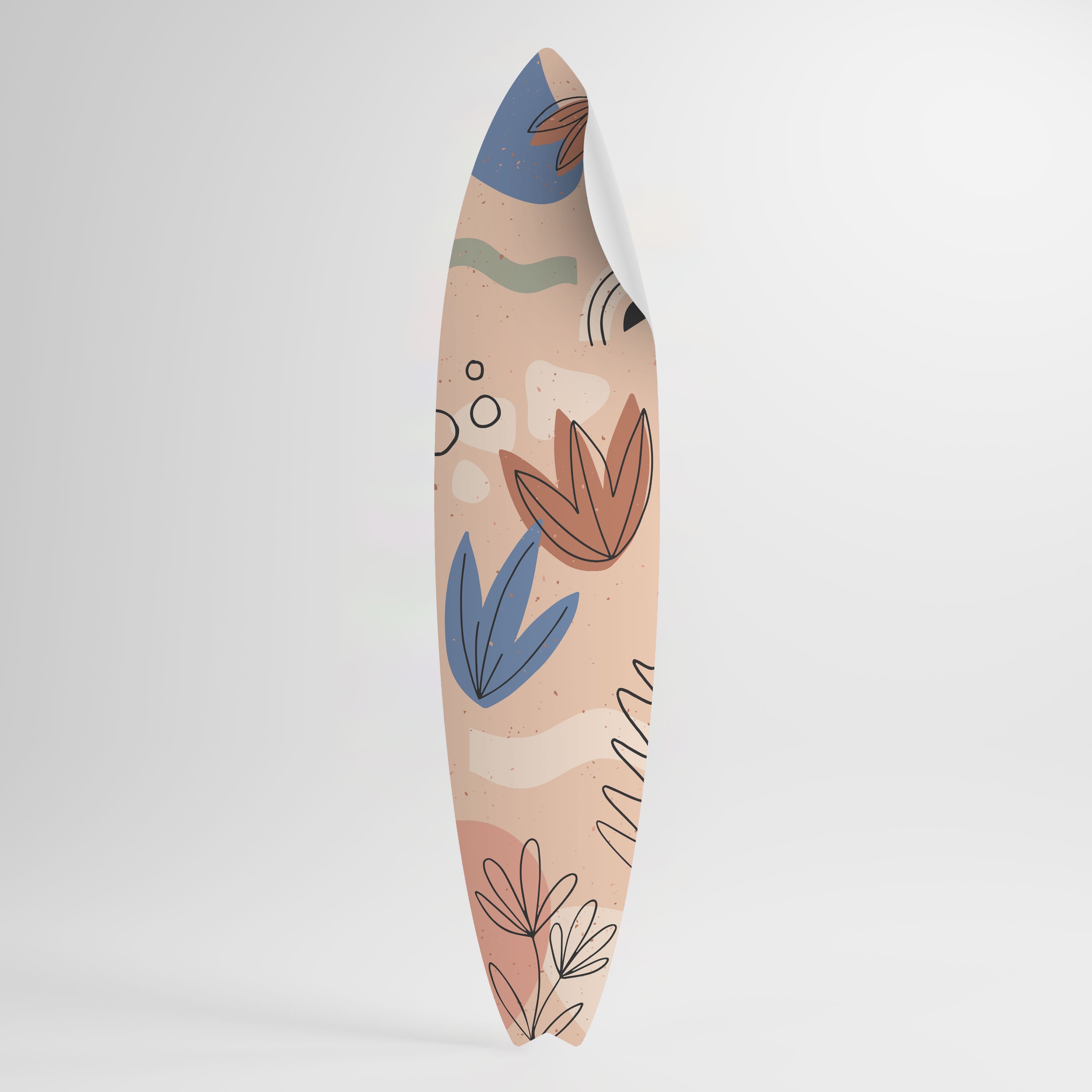 PASTEL DESTINY Peel and Stick Surfboard Sticker