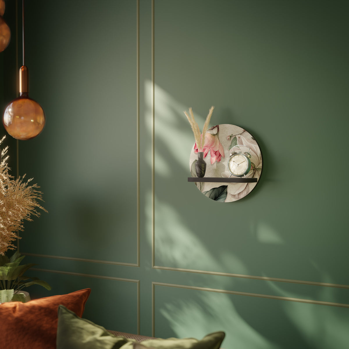 FLORAL GRACE Art Shelf