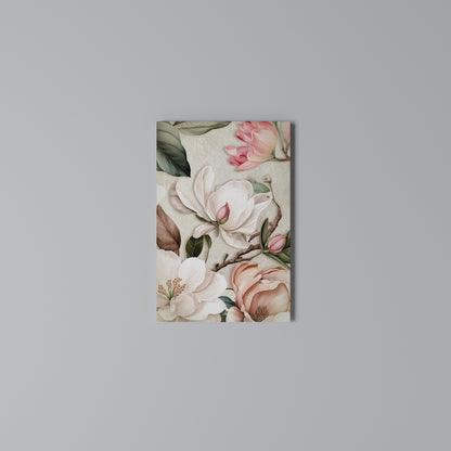 FLORAL GRACE Vertical Canvas Print