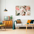 FLORAL GRACE Peel and Stick Horizontal Poster