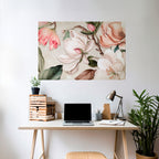 FLORAL GRACE Peel and Stick Horizontal Poster
