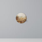 TRANQUIL FIELD Prateleira Redonda Decorativa em Efeito Carvalho