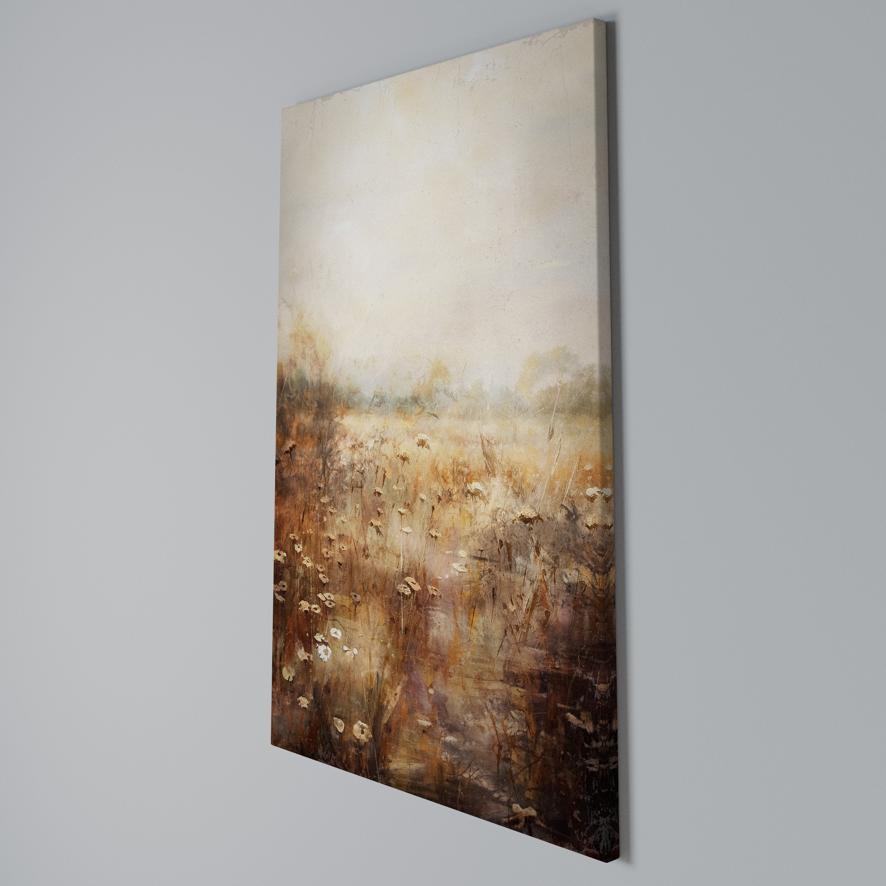 TRANQUIL FIELD Quadro em tela vertical
