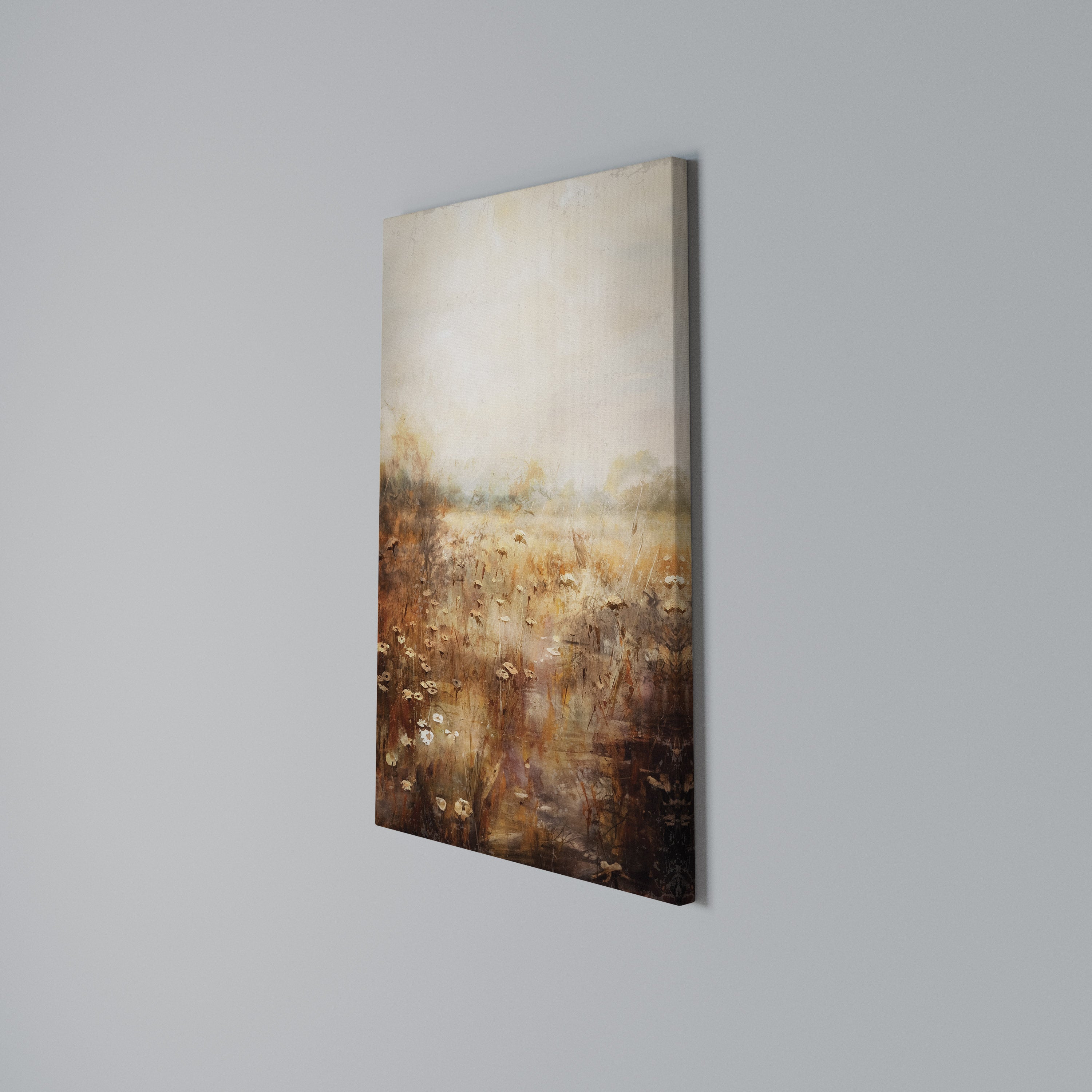 TRANQUIL FIELD Quadro em tela vertical