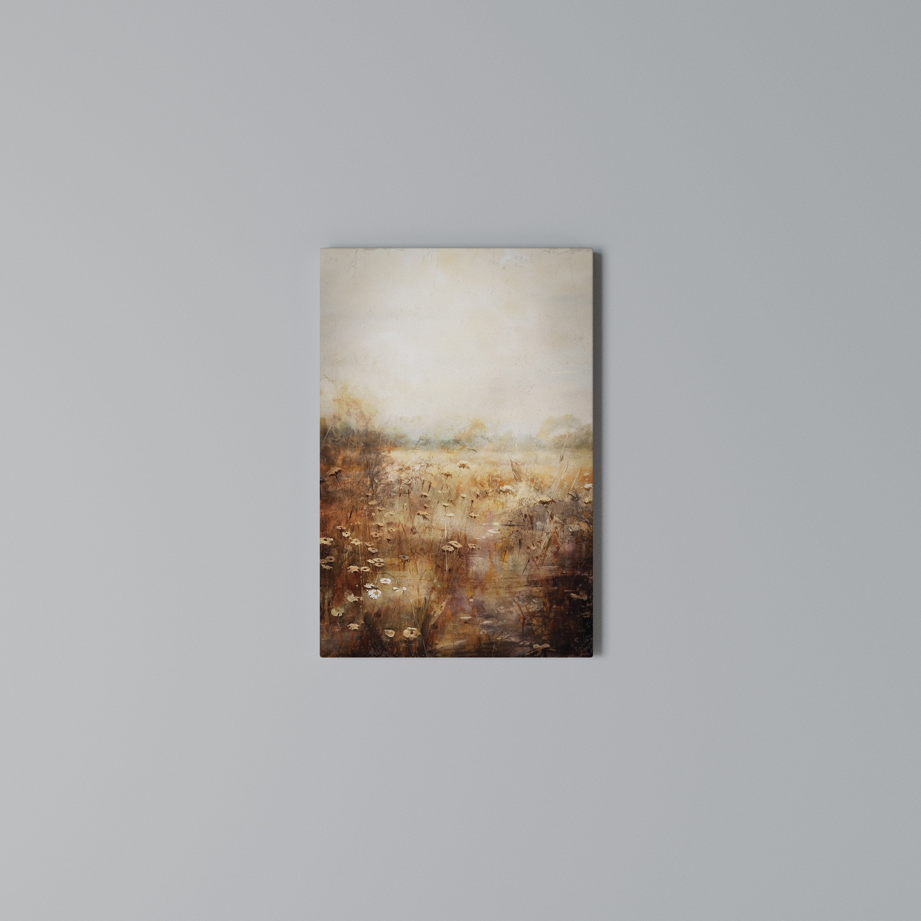TRANQUIL FIELD Quadro em tela vertical
