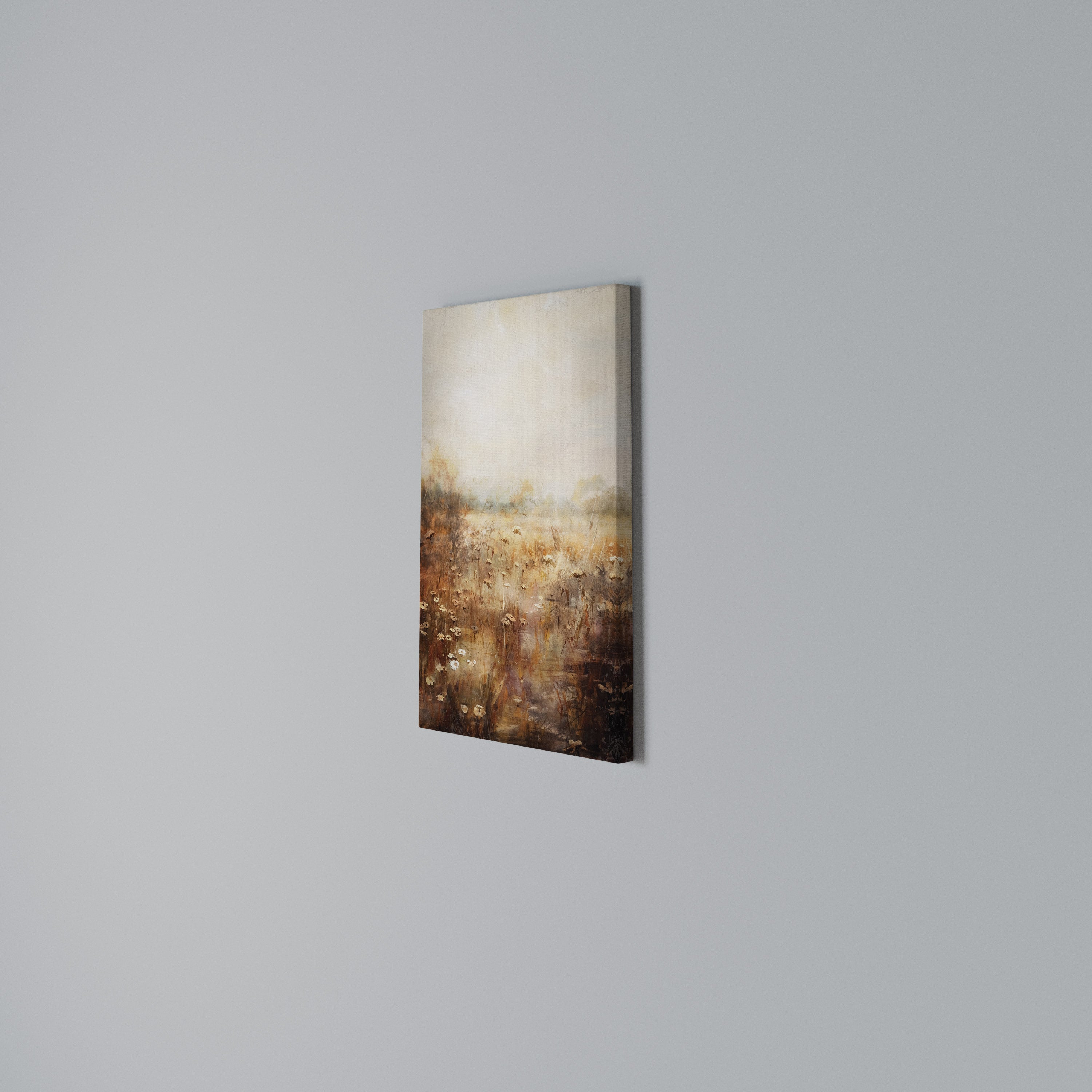 TRANQUIL FIELD Quadro em tela vertical