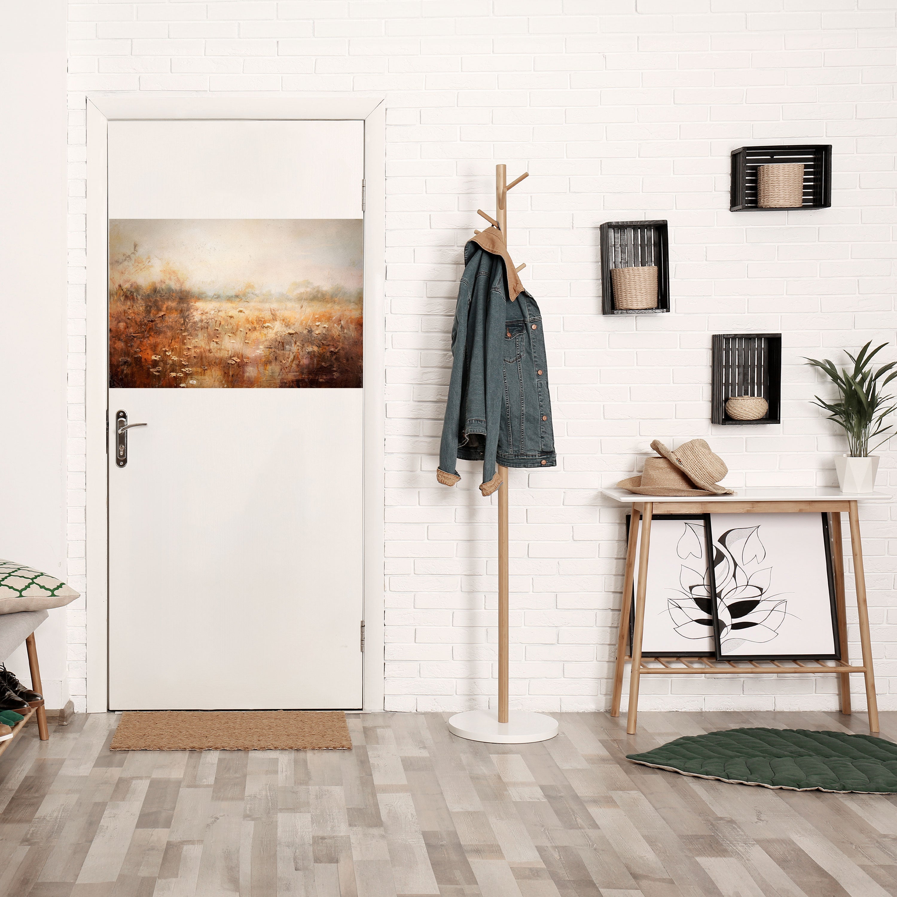 TRANQUIL FIELD Peel and Stick Horizontal Poster