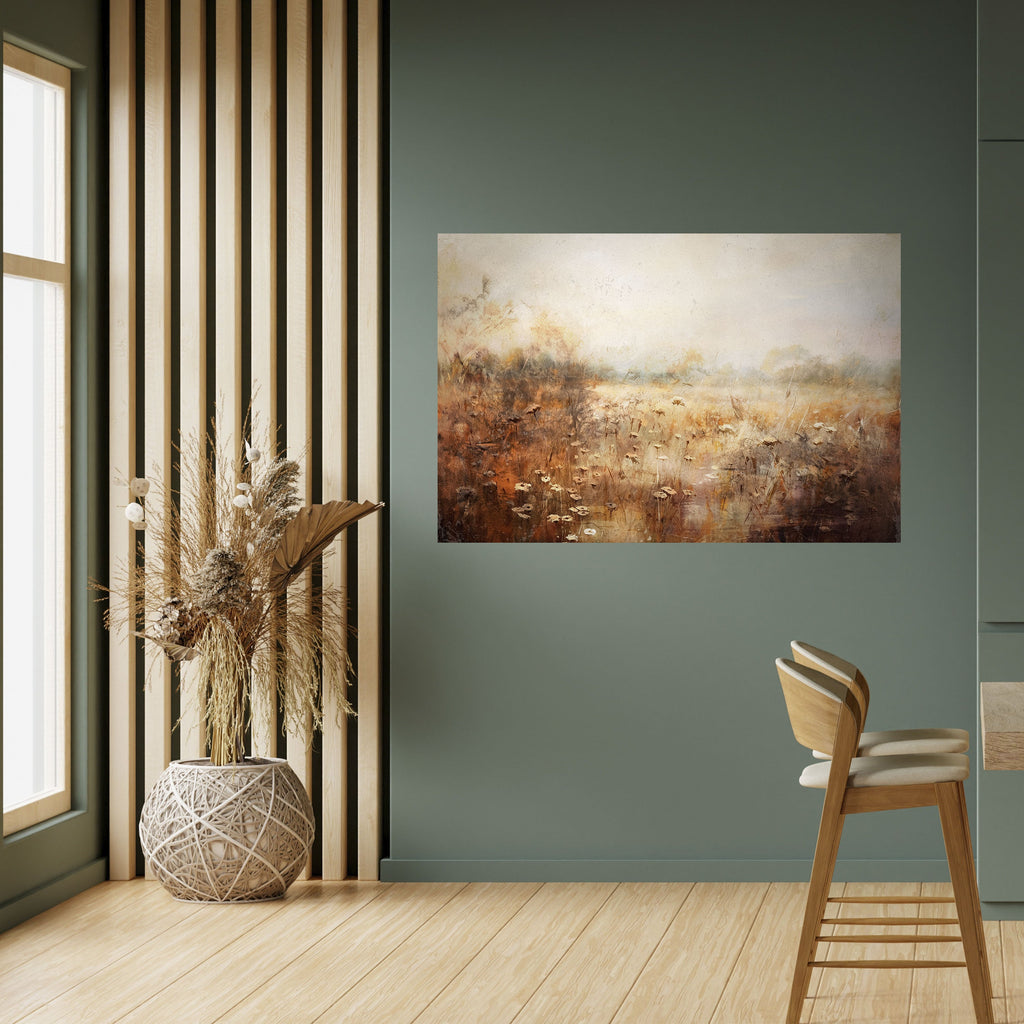 TRANQUIL FIELD Peel and Stick Horizontal Poster