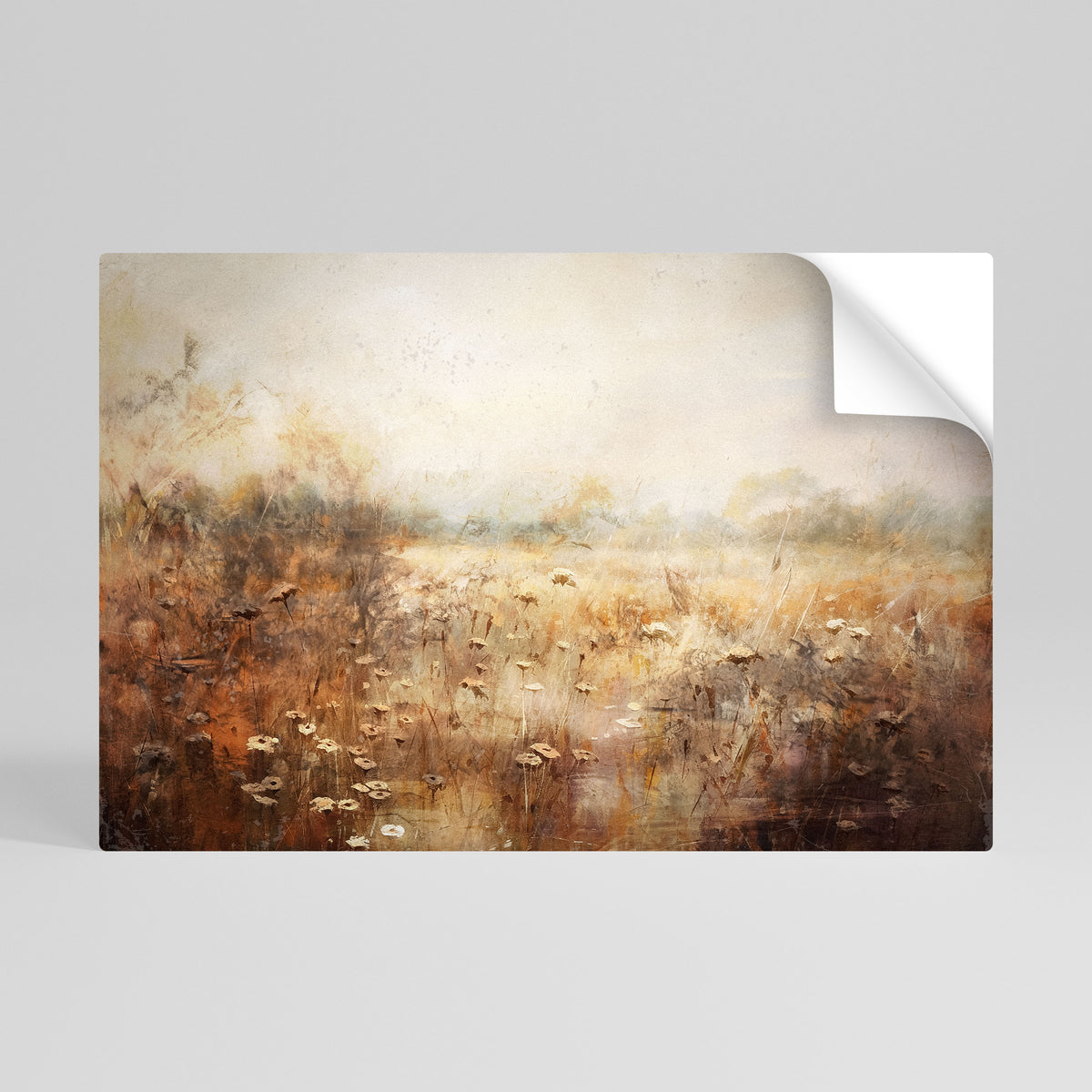 TRANQUIL FIELD Póster Autocolante Horizontal