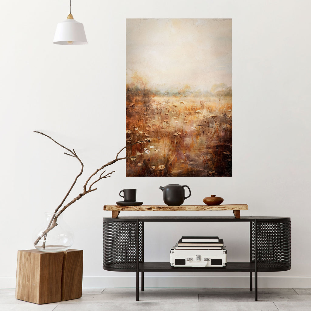 TRANQUIL FIELD Poster Vertical Autocolante