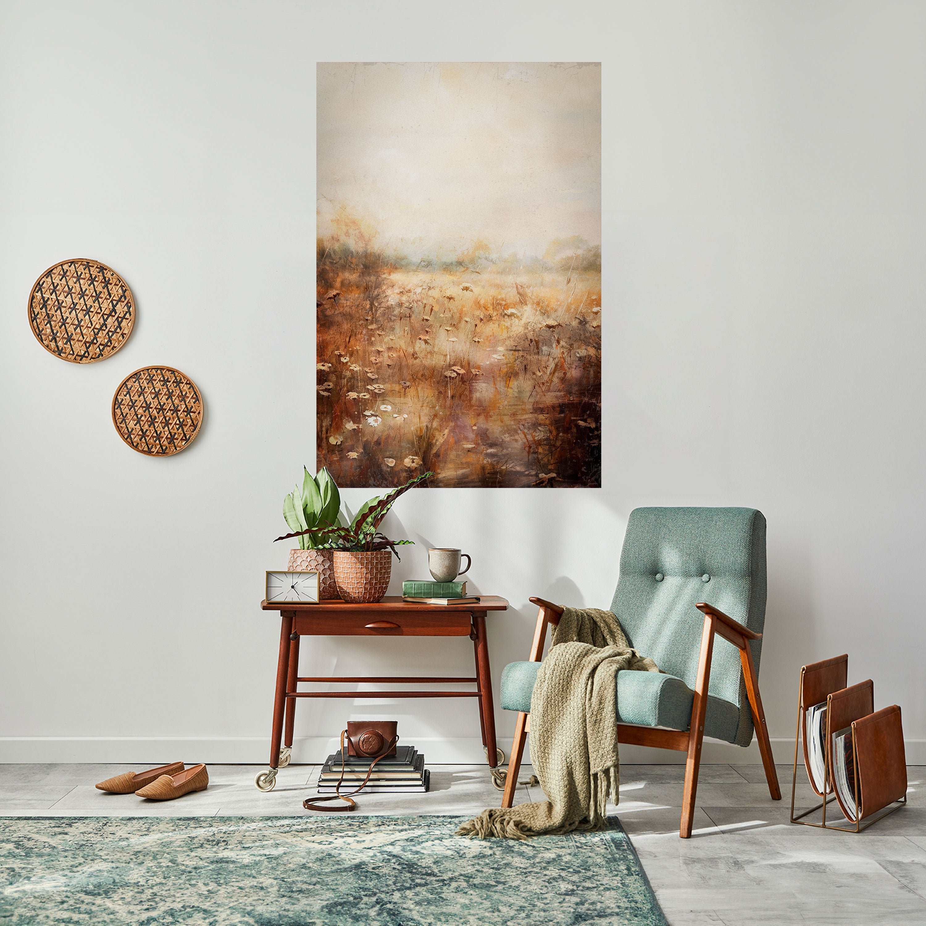 TRANQUIL FIELD Poster Vertical Autocolante