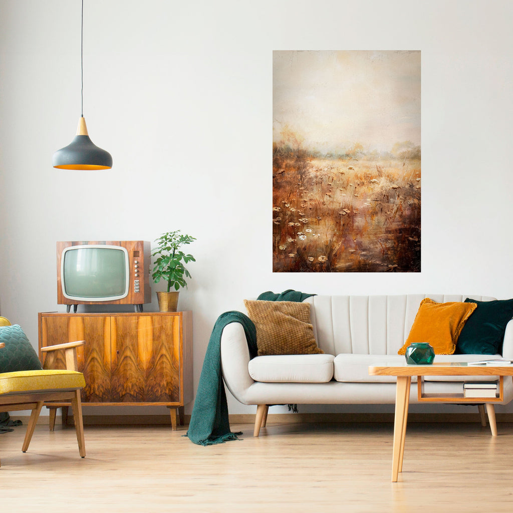 TRANQUIL FIELD Poster Vertical Autocolante