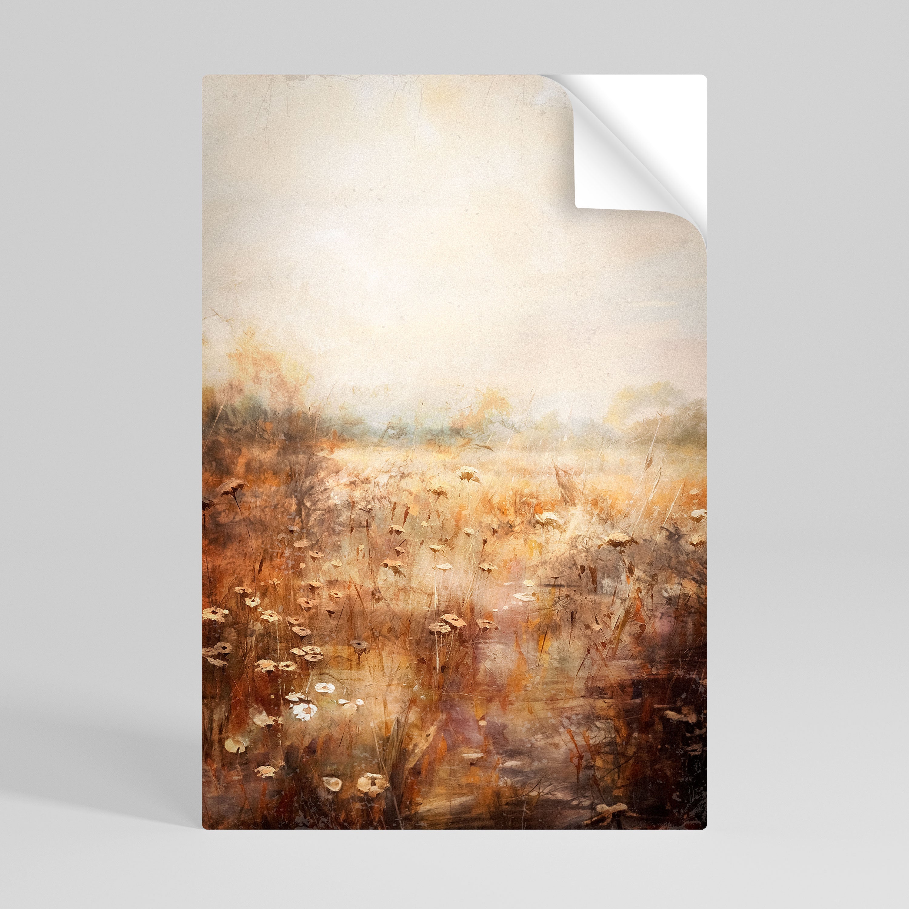 TRANQUIL FIELD Peel and Stick Vertical Poster