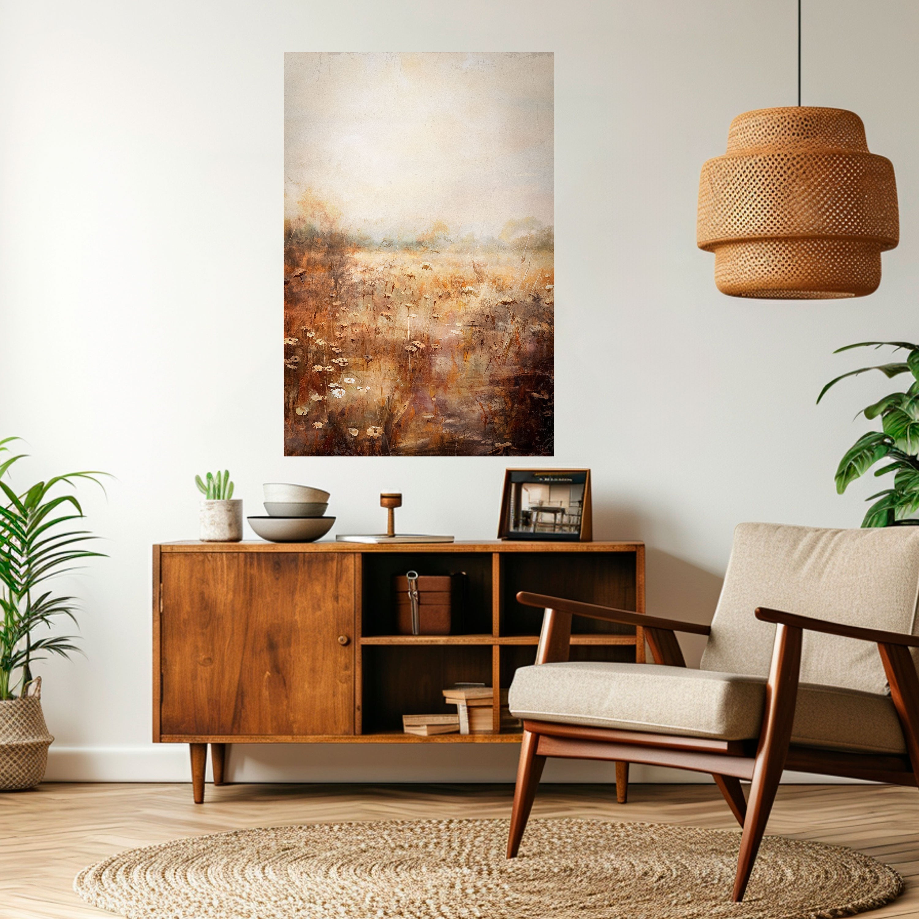 TRANQUIL FIELD Poster Vertical Autocolante