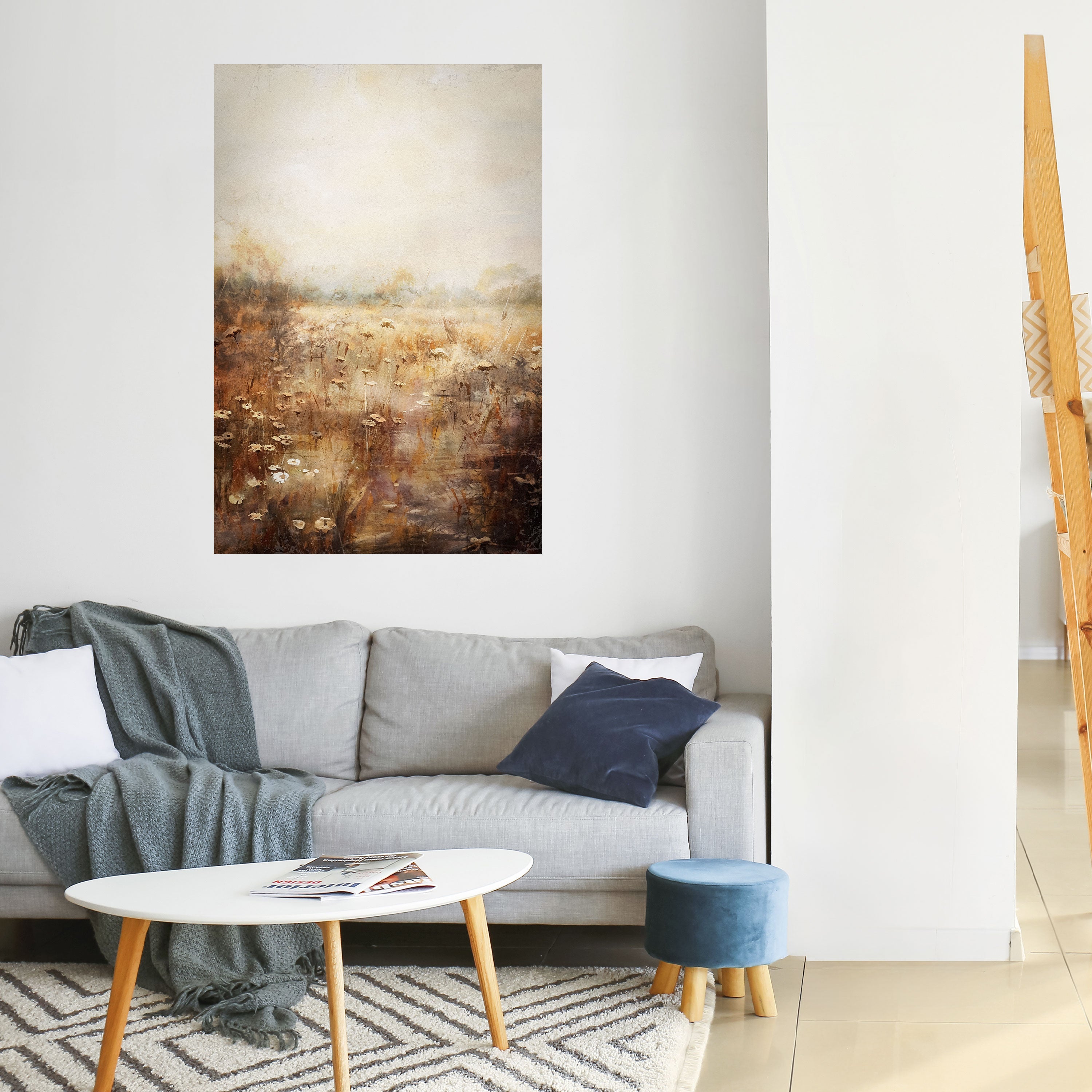 TRANQUIL FIELD Poster Vertical Autocolante