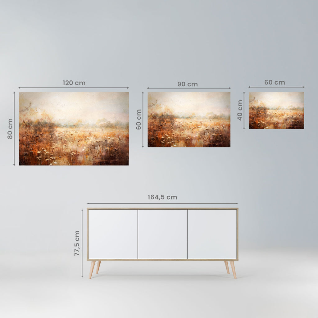 TRANQUIL FIELD Peel and Stick Horizontal Poster