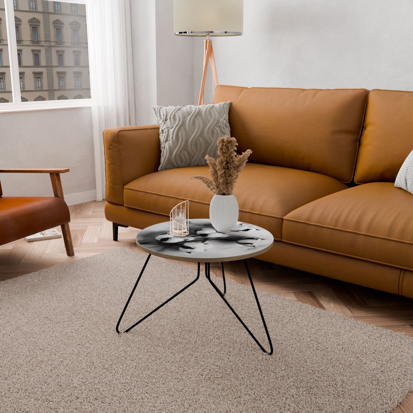 MONOCHROME COTTON DREAMS Coffee Table