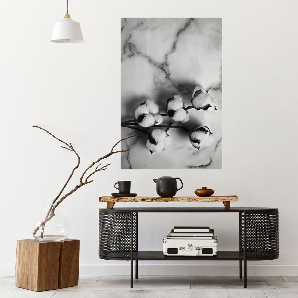 MONOCHROME COTTON DREAMS Poster Vertical Autocolante