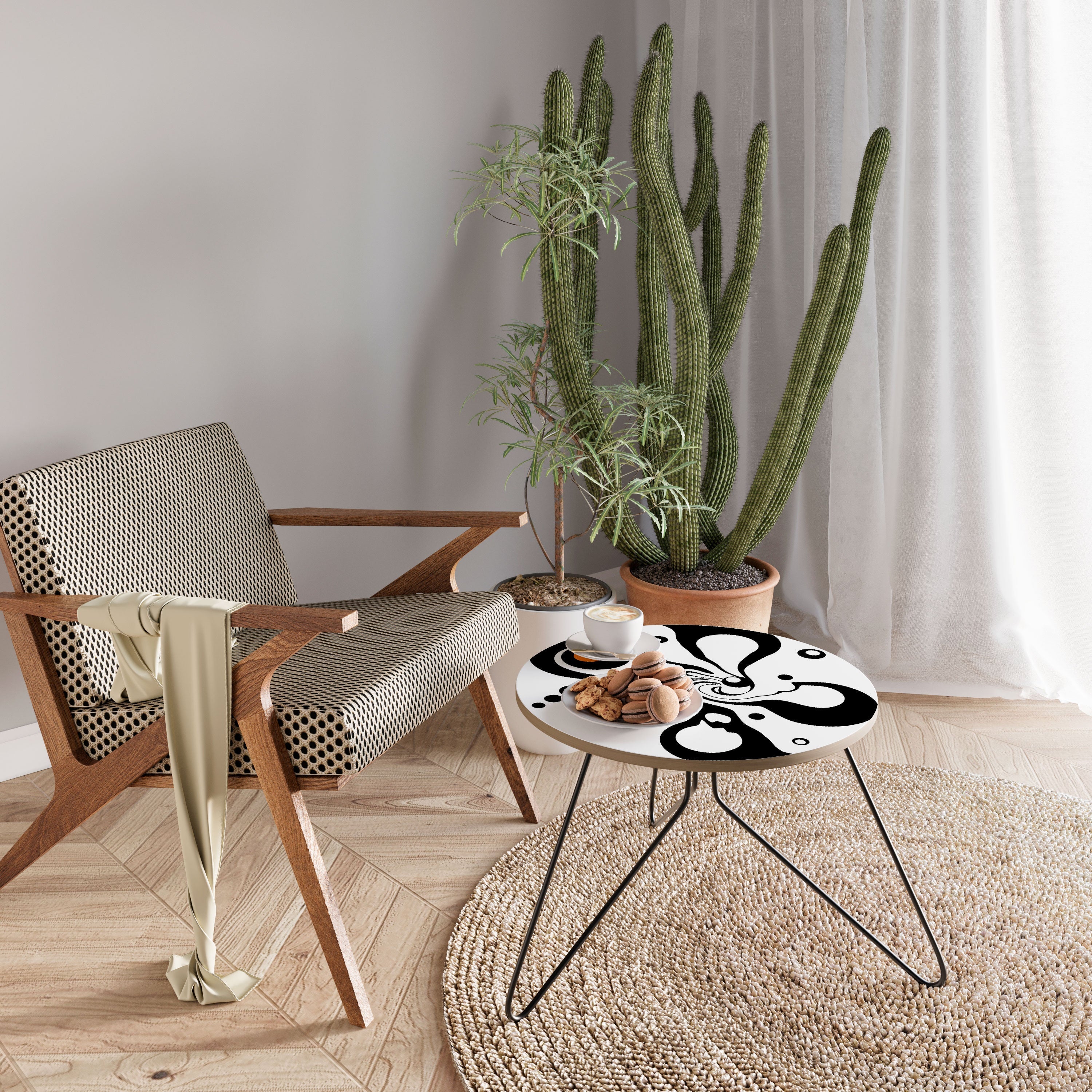 SWIRLING NATURE Mesa de Centro 60