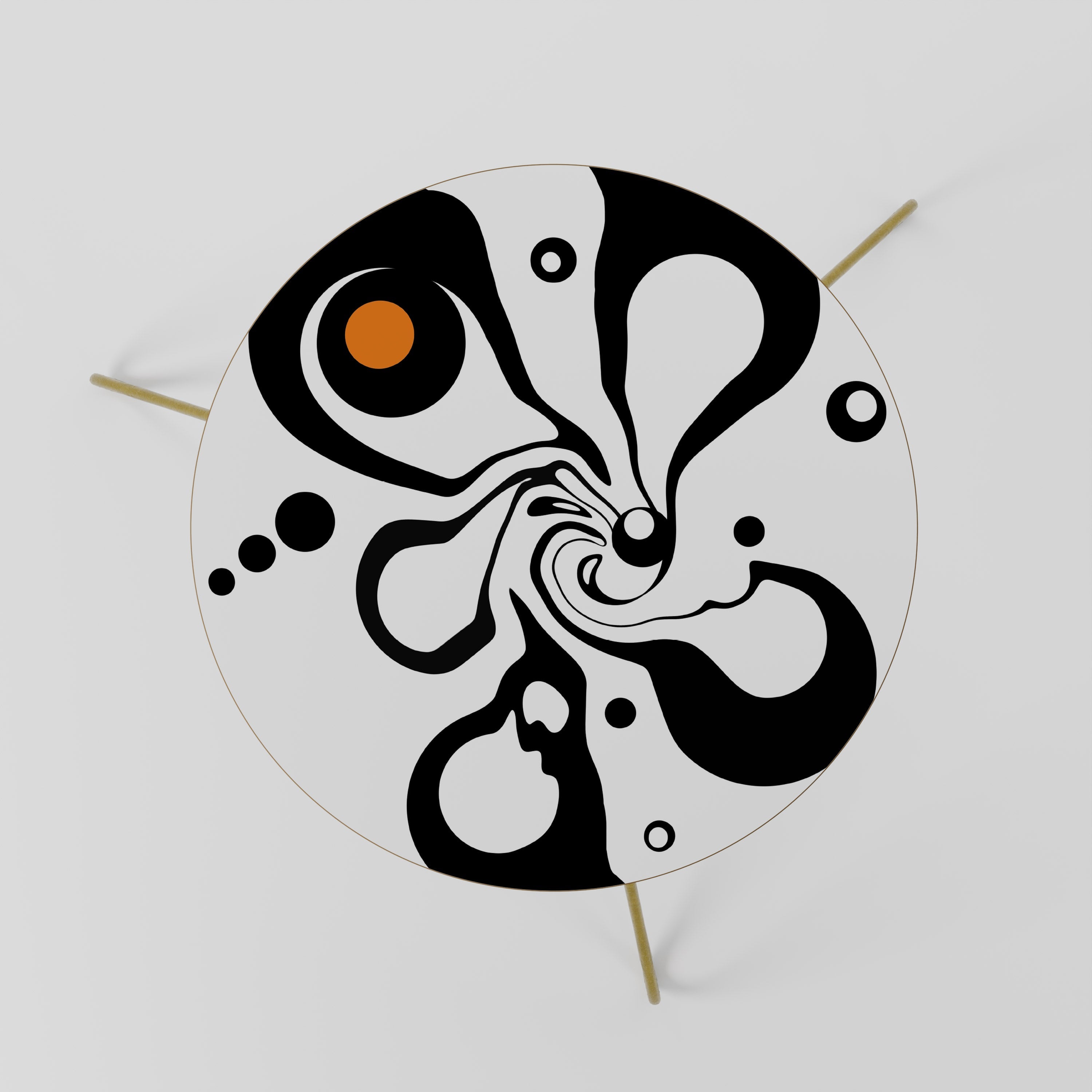 SWIRLING NATURE Mesa de Centro 60