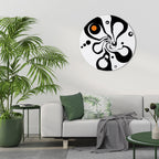 SWIRLING NATURE Round Wall Art